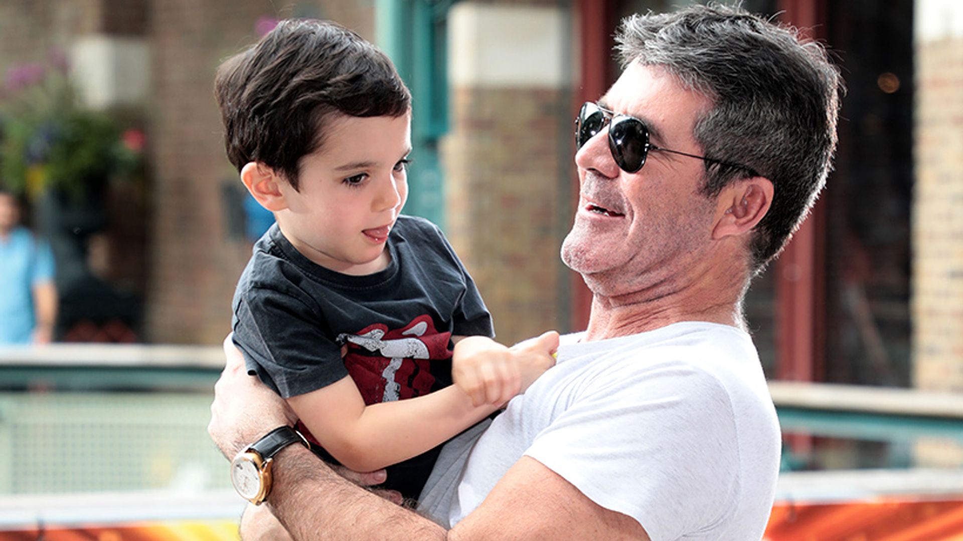Simon Cowell's son Eric adorably gatecrashes his Loose Women interview