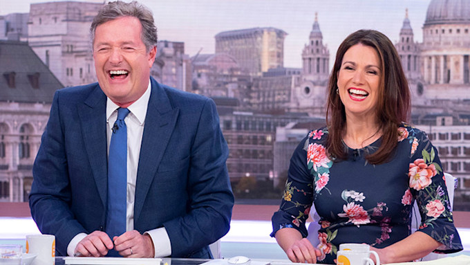 Piers Morgan and Susanna Reid on GMB 