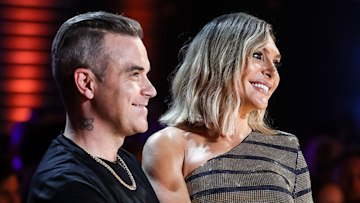 Robbie and Ayda as judges on X Factor
