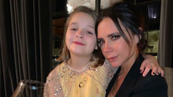 Victoria Beckham and daughter Harper dance in New Year's Eve video | HELLO!