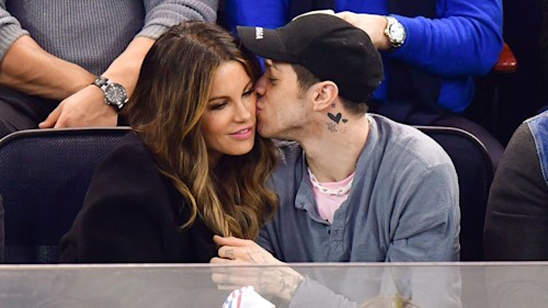 Kate Beckinsale and Pete Davidson share first PDA at hockey game
