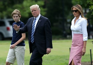 Melania Trump shares rare photo from son Barron's birthday celebrations ...