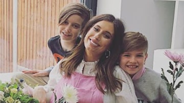 stacey solomon with her sons 