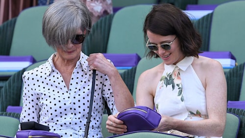 Claire Foy excited about her royal box goody bag at Wimbledon - but what's INSIDE?