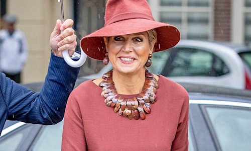Celebrity daily edit: Queen Maxima brightens up a rainy day in Utrecht - video