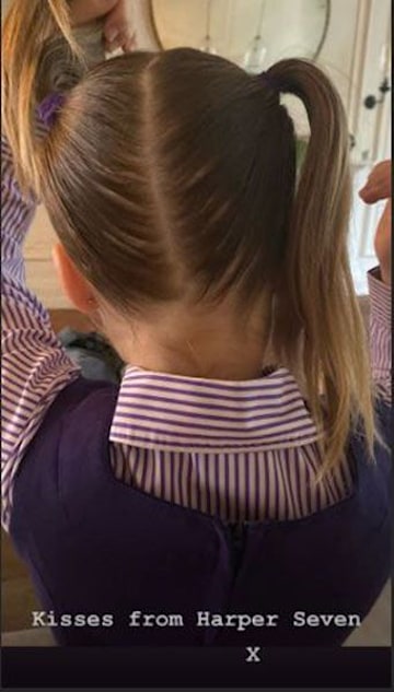 Victoria Beckham shares adorable back to school photo of daughter Harper | HELLO! Victoria Beckham shares adorable back to school photo of daughter Harper | HELLO!