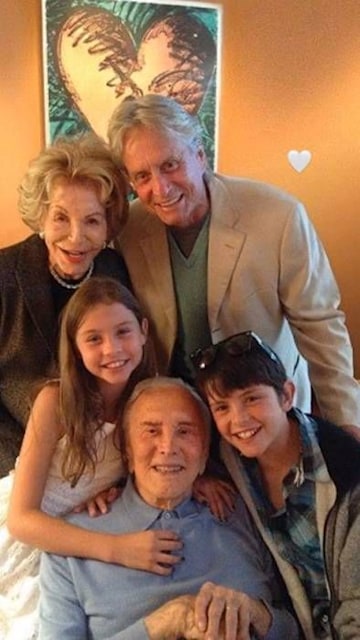 Catherine Zeta-Jones' daughter Carys shares unseen family photo in emotional tribute to Kirk Douglas | HELLO!