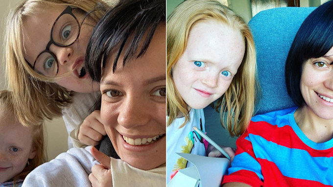 lily allen with daughters