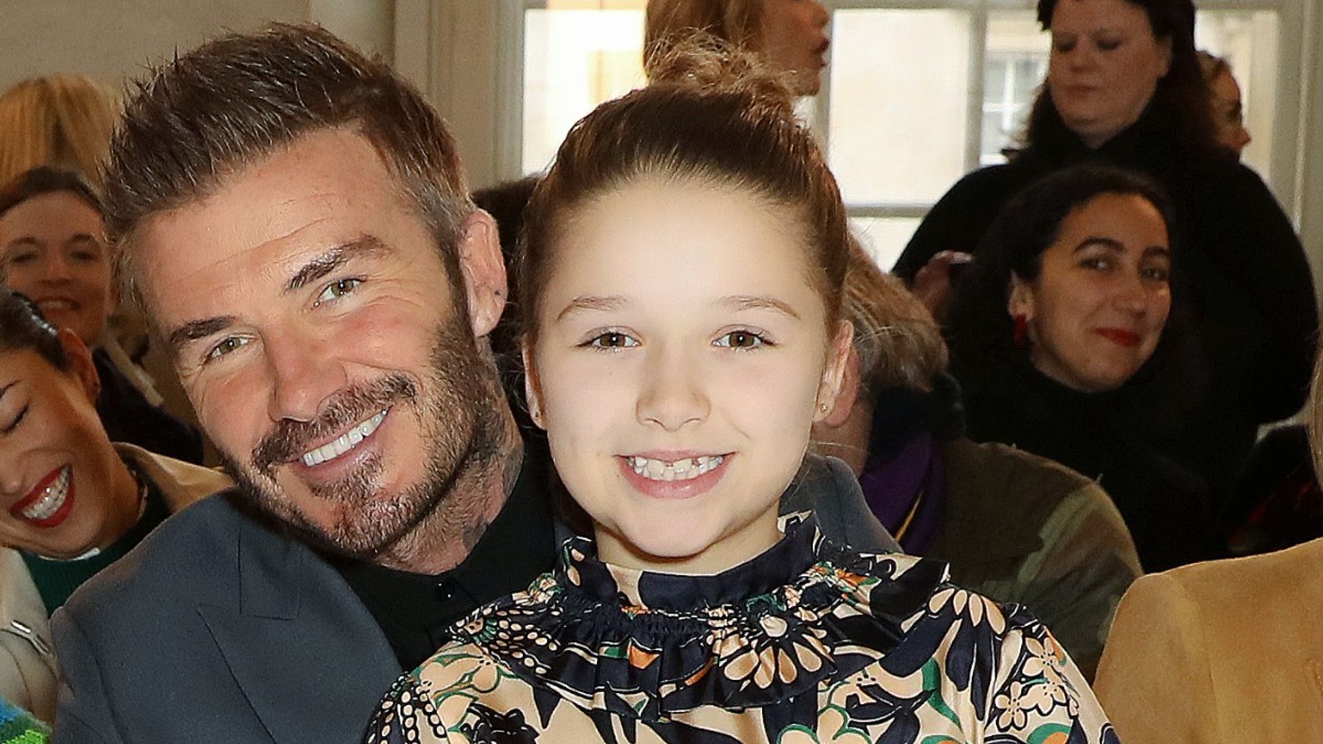 David Beckham Shares Sweet Tribute To Daughter Harper During Lockdown Hello