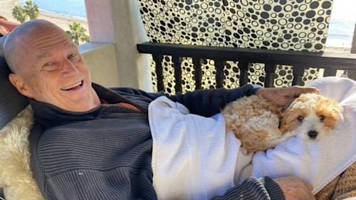 Jeff Bridges updates fans on cancer treatment with snap of shaved head