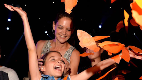 Katie Holmes unveils traditional Christmas tree on her birthday ahead of celebrations with Suri