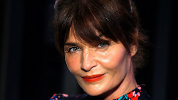 Helena Christensen's model son is her double in rare photo together ...