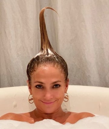 Jennifer Lopez shocks fans with playful bathtub selfie | HELLO!