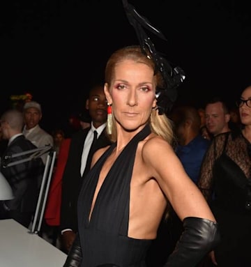 Celine Dion's legs are endless in backless mini dress with unexpected ...