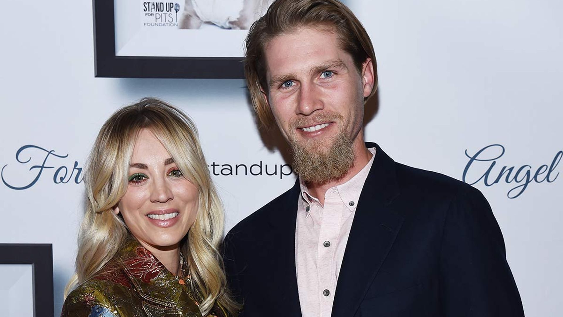Kaley Cuoco and husband Karl Cook look so in love in giggling