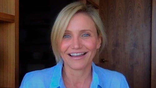 Cameron Diaz radiates beauty during surprise appearance