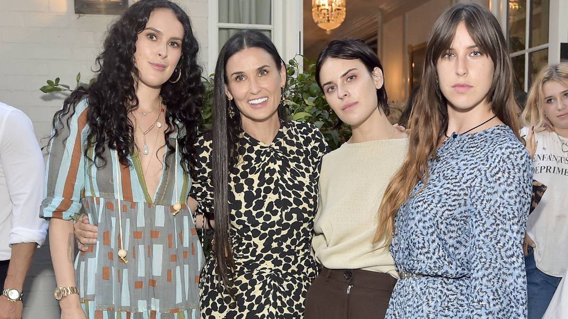 Demi Moore and daughters surprise fans with baby photo and it's twins