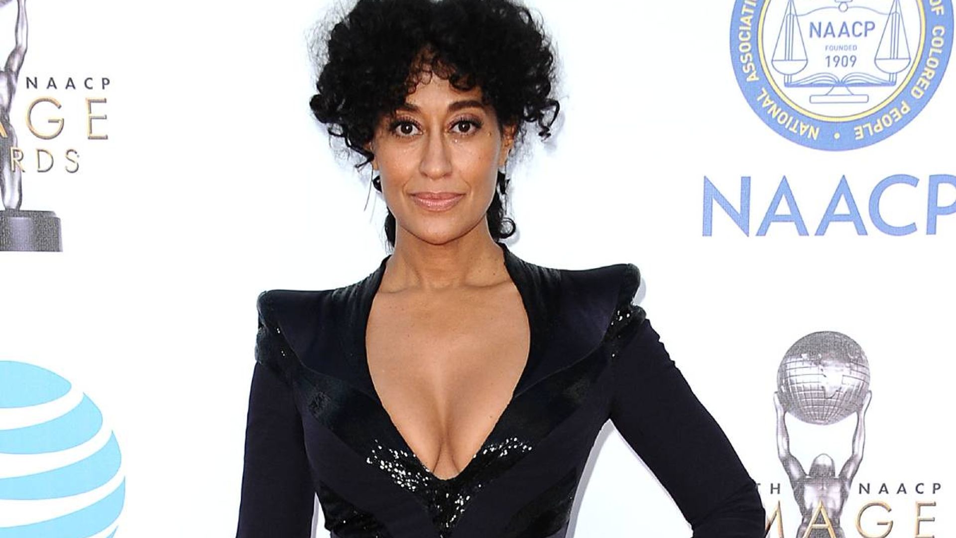 Tracee Ellis Ross Sizzles In A Cropped Sequinned Top Hello