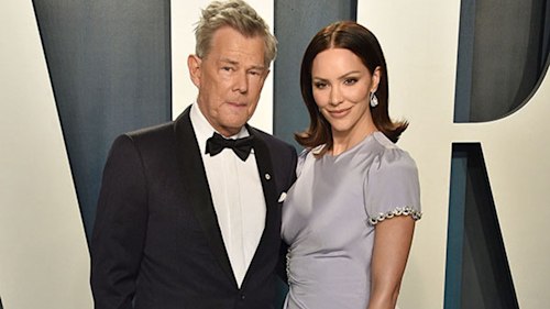 Katharine McPhee shares first photos of son Rennie’s face during Canada trip
