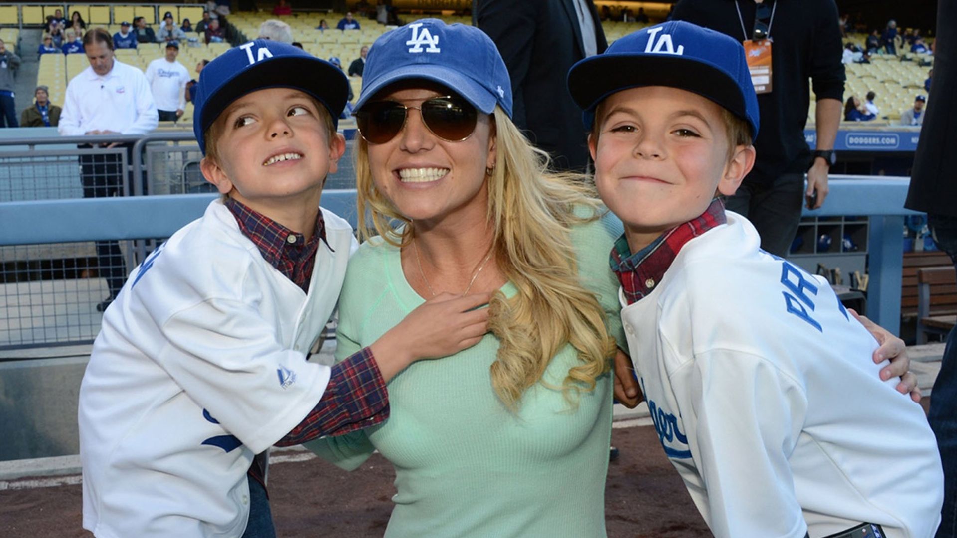 Britney Spears's teenage sons seen in incredibly rare photo and WOW