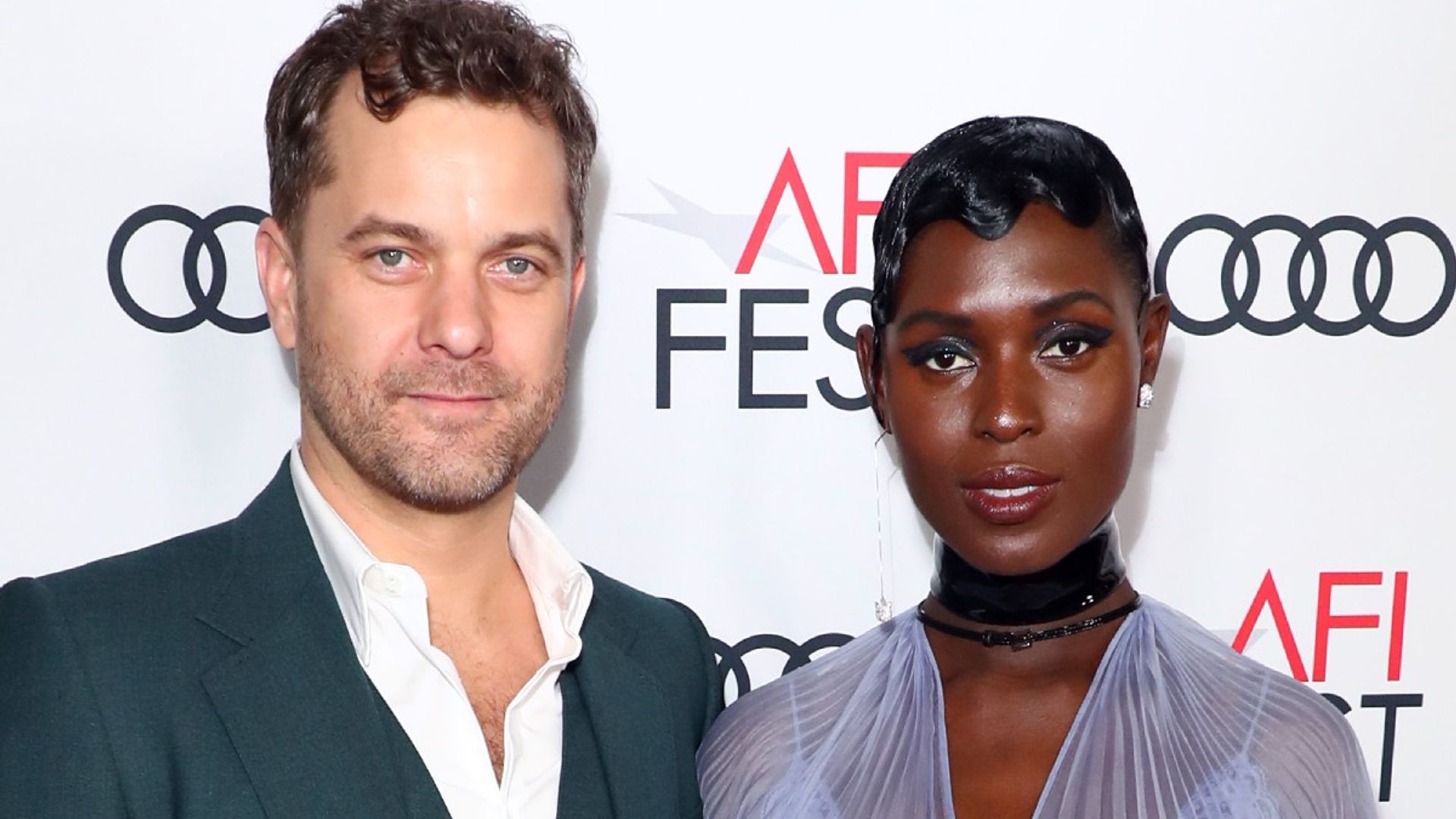 Joshua Jacksons Wife Jodie Turner Smith Stuns In Figure Hugging Red Dress And He Cant Deal