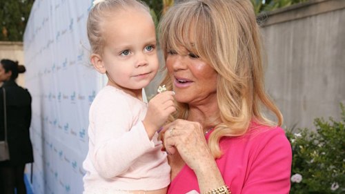 Goldie Hawn melts hearts with rare photo of mini-me granddaughter during Colorado vacation