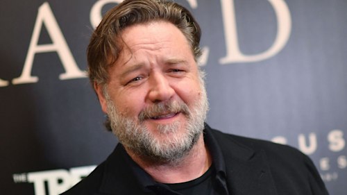 Russell Crowe makes very rare public appearance with girlfriend, 31