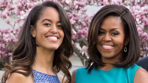 Michelle Obama looks so much like daughter Malia in remarkable throwback photo