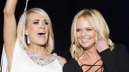 Carrie Underwood 'couldn't be more proud of sister' Miranda Lambert after 'long overdue' win