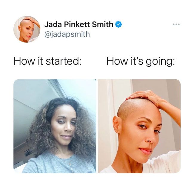 Jada Pinkett Smith hair loss: everything she's said about 'terrifying'  alopecia | HELLO!