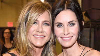 Friends' Jennifer Aniston and Courteney Cox branded 'iconic' as they rock special new merchandise