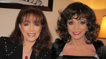 Joan Collins stuns in rare photo with children and late sister Jackie