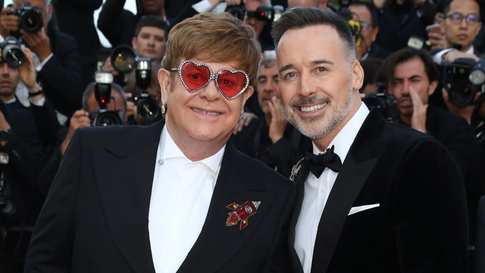 Elton John's sons look so grown up in new photo with David Furnish