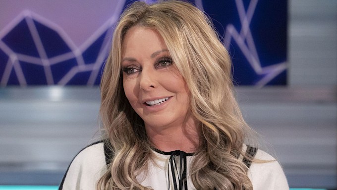 Carol Vorderman stuns in blue fitted dress to announce incredible news ...