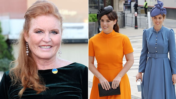 Sarah Ferguson applauds Princess Beatrice and Princess Eugenie's ...