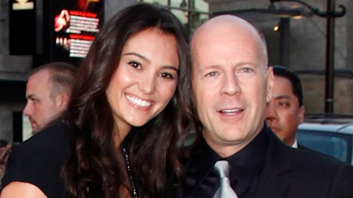 Bruce Willis was all smiles as he joins wife Emma Heming for day out