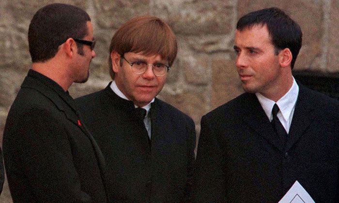 David Furnish reacts after George Michael's ex Kenny Goss makes comment about Elton John