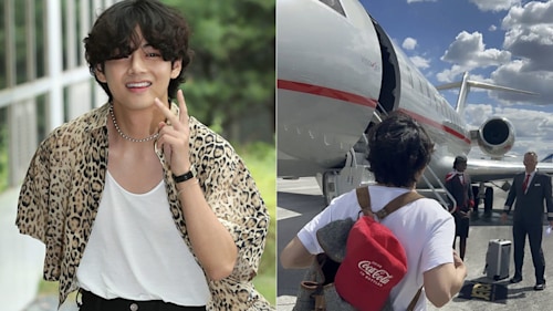 BTS singer V shares jaw-dropping peek inside £51 million private jet