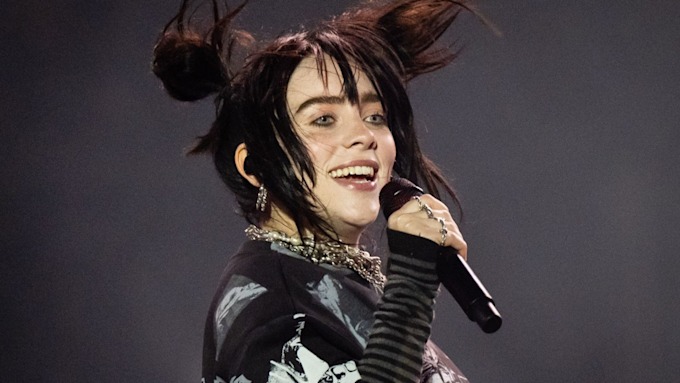 Billie Eilish sparks frenzy in barely-there natural selfie alongside ...