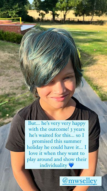 Loose Women's Frankie Bridge shows off son's individuality with drastic transformation | HELLO! Loose Women's Frankie Bridge shows off son's individuality with drastic transformation | HELLO!