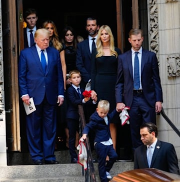 Ivana Trump funeral: Melania Trump and Ivanka Trump joined by former ...