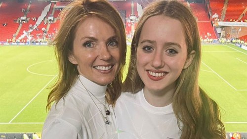 Geri Horner stuns fans with rare photo of lookalike daughter Bluebell on incredible night