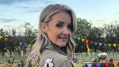 Helen Skelton is a festival goddess during special family day out