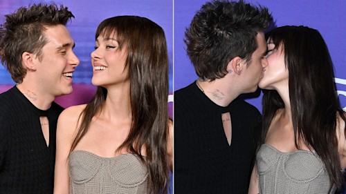 Brooklyn Beckham and Nicola Peltz passionately kiss in first public appearance since addressing Victoria Beckham 'feud'