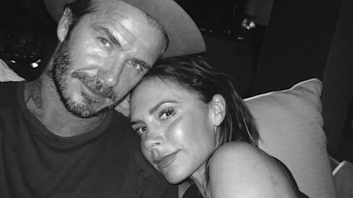 Victoria Beckham reveals her endless legs in surprisingly candid family photo