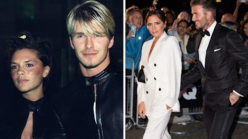 See the best photos of David and Victoria Beckham from their 25-year romance