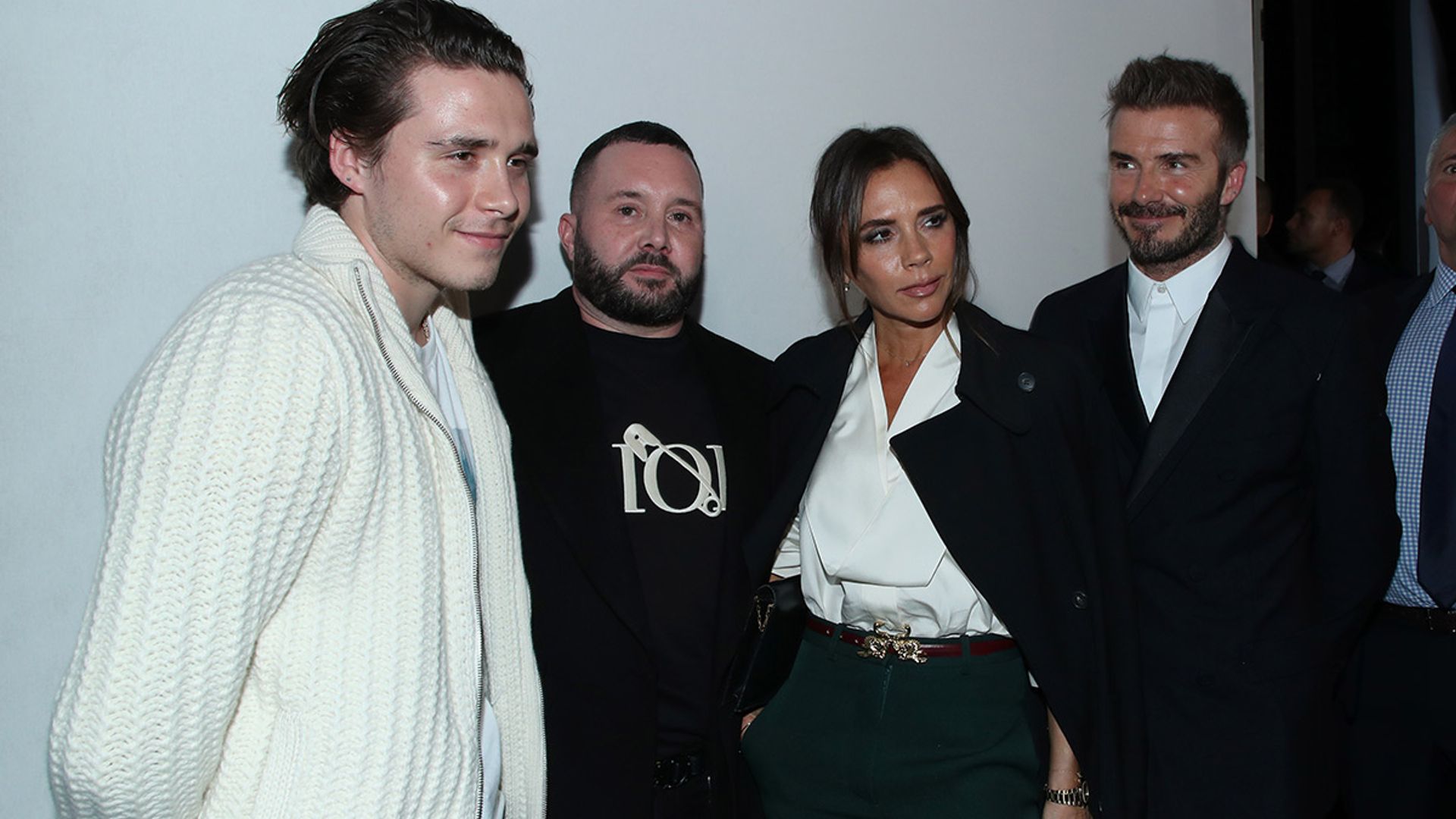 David Beckham reacts to son Brooklyn's latest interview as he misses