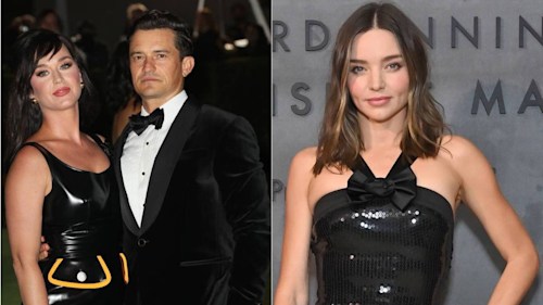Miranda Kerr photographed with ex Orlando Bloom as they step out for special occasion