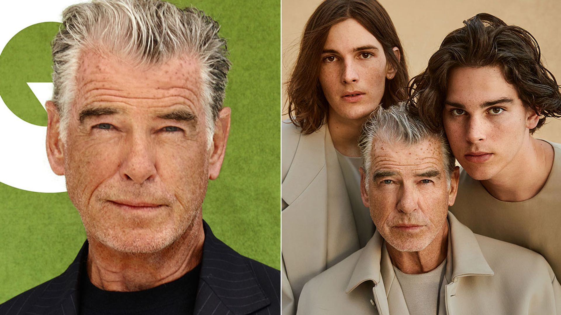 Pierce Brosnan and Son Paris Front Paul&Shark Fall 2023 Campaign – WWD