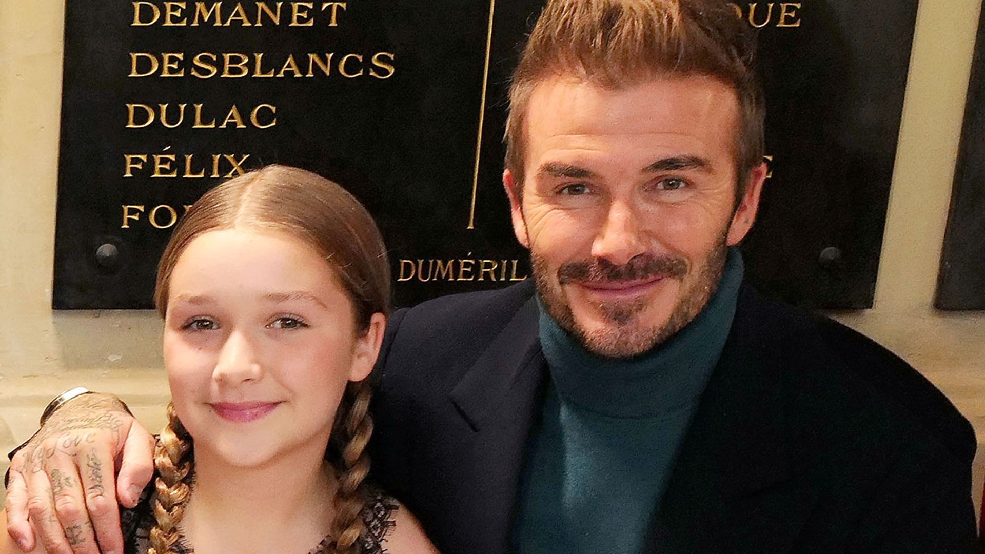 David Beckham and daughter Harper enjoy adorable Parisian breakfast ...